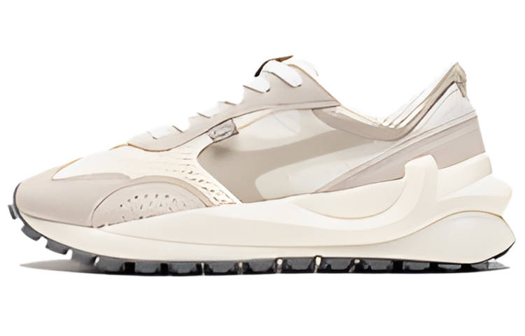 Li-Ning Li Ning Square Low top Sports Casual Shoes Women's White Gray