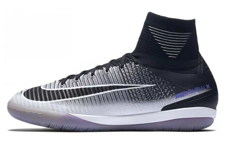 Nike Nike Indoor IC/in Cushioning Slip Resistant Abrasion Resistant Soccer Shoes Men's Black White