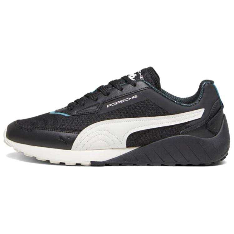 PUMA Porsche Legacy Speedfusion Abrasion Resistant Low top Casual Shoes Unisex Black White