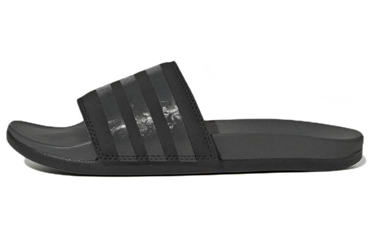 Adidas Adidas Adilette Comfort Slides Core Black Grey Women's