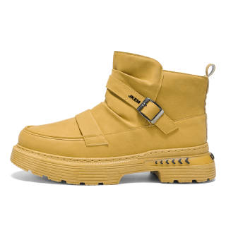 JKEM Short Mid-Calf Combat Boots Men's