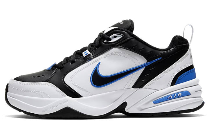 Nike Nike Air Monarch Iv Black White Royal Blue