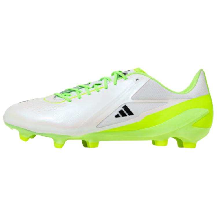 Adidas Adidas ADIZERO RS15 Trendy Slip Resistant Abrasion Resistant Soccer Shoes Unisex White Green