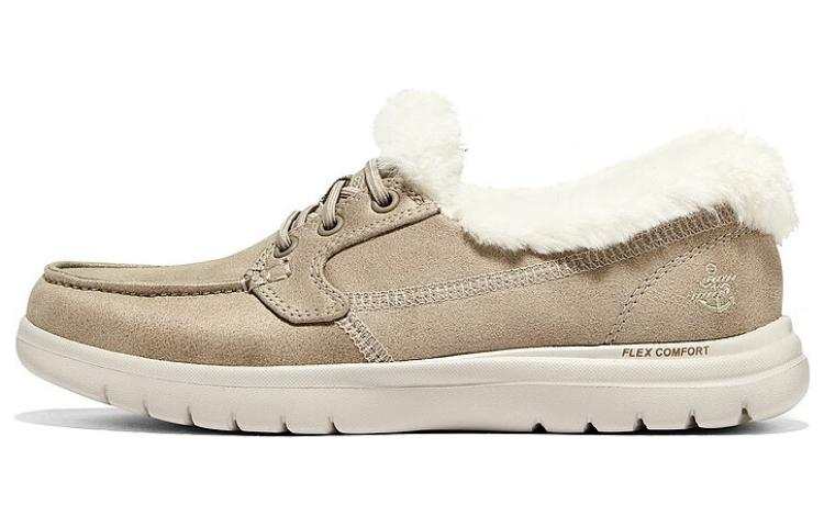 Skechers ON THE GO Fleece Lined Slip on Comfortable Low top Casual Shoes Women's Taupe