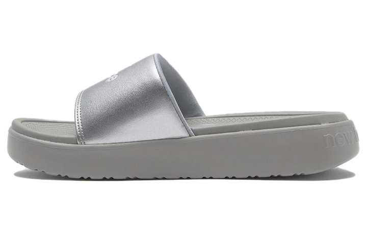 New Balance New Balance Rubber Sole Slide Slippers Unisex Silver Gray