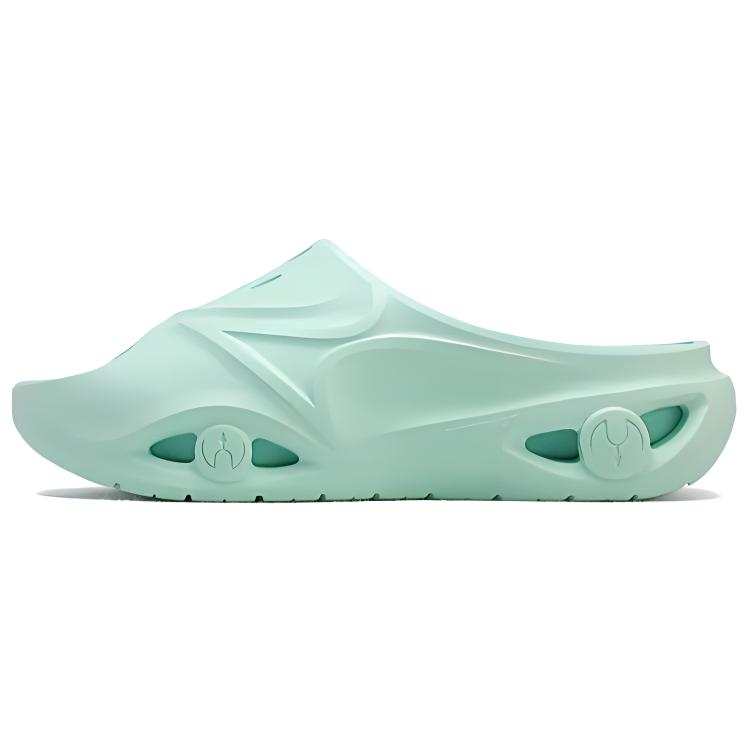 HEALTH Quiet Cushioning Abrasion Resistant Slide Slippers Unisex Serene Green