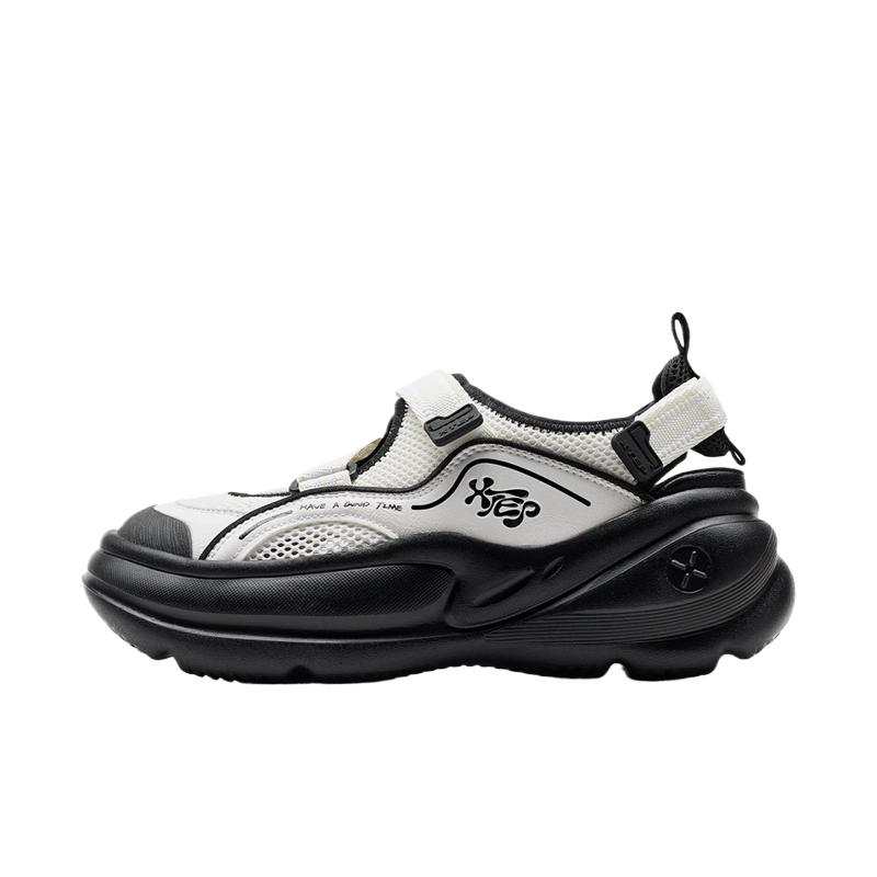 XTEP Slip Resistant Abrasion Resistant Low top Casual Shoes Women's Sail White