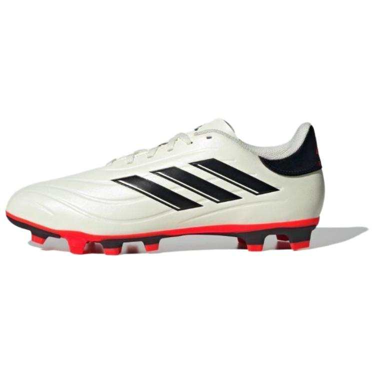 Adidas Adidas COPA PURE 2 AG Artificial Ground Slip Resistant Abrasion Resistant Soccer Shoes Unisex White Black Red