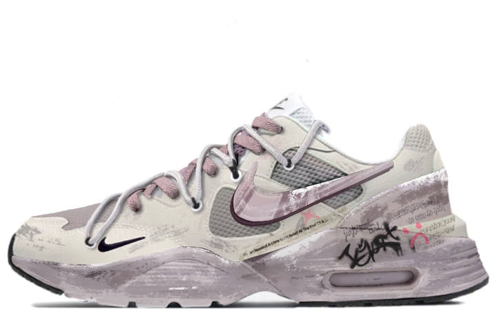 Nike Nike Air Max Fusion Da Vinci Custom, Inner Activity Lightweight Low top Casual Shoes Women's