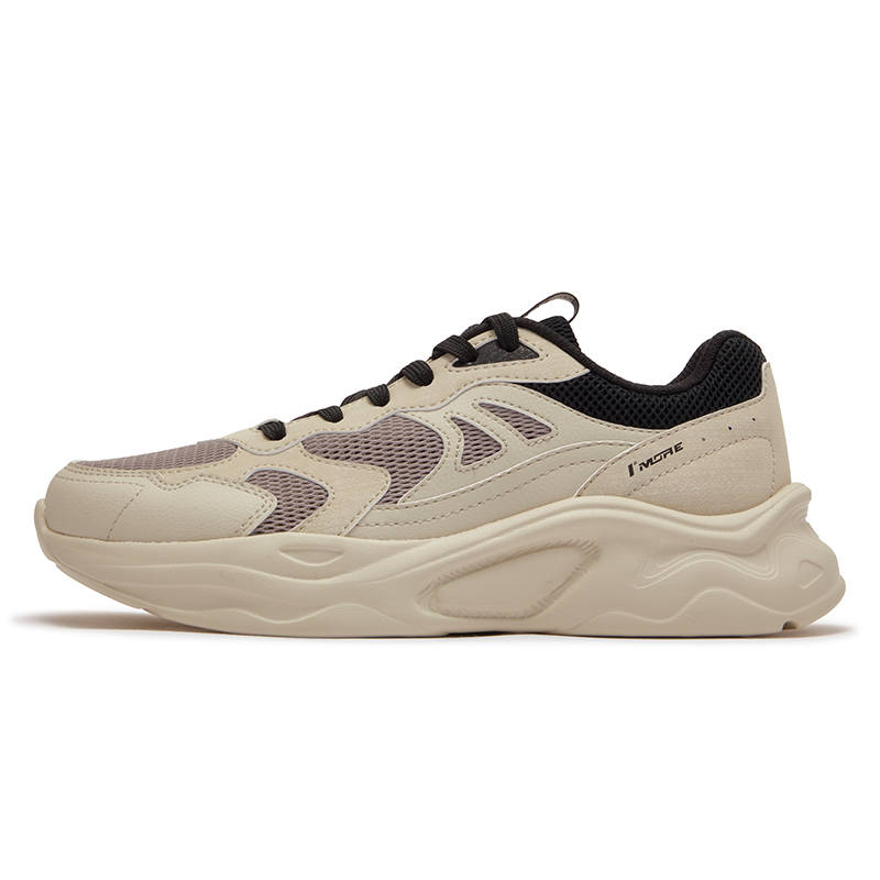 361° Cambria Abrasion Resistant Breathable Abrasion Resistant Breathable Low top Casual Shoes Men's Beige Gray