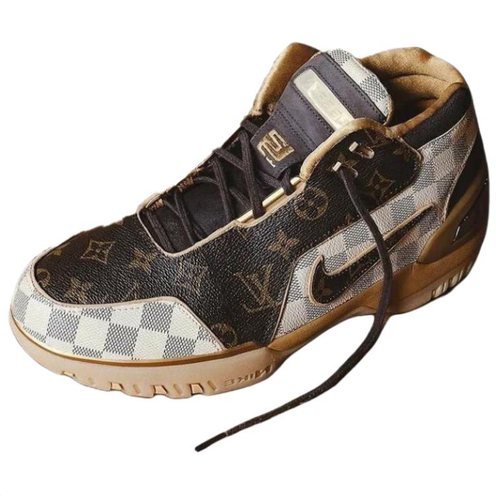 Nike LOUIS VUITTON x Nike Air Zoom Generation Comfortable Slip Resistant Abrasion Resistant Low top Casual Shoes Men's