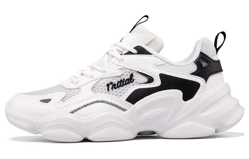 361° Slip Resistant Abrasion Resistant Low top Sports Casual Shoes Women's White Black