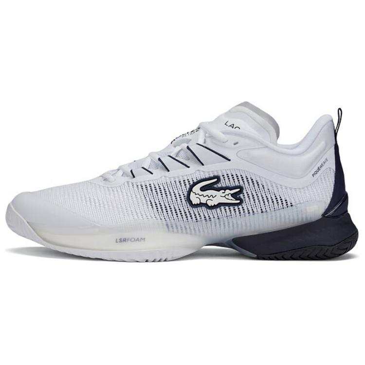 LACOSTE Fabric Low top Casual Shoes Men's White