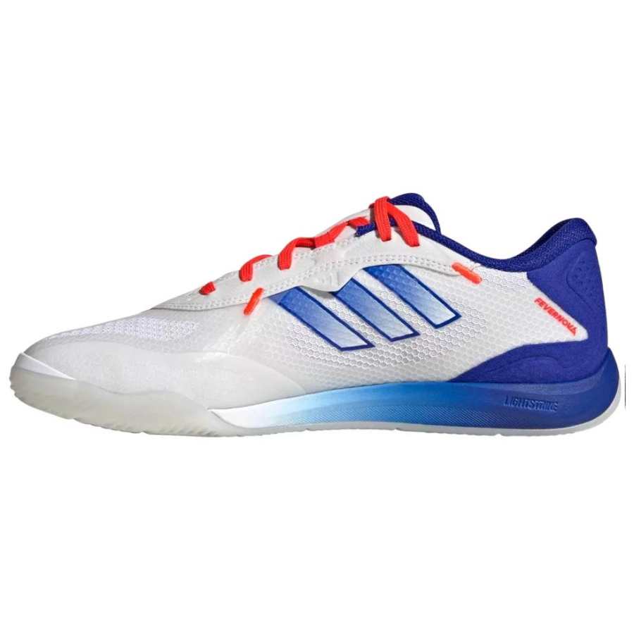 Adidas Adidas Fevernova Court IC/in Indoor Slip Resistant Abrasion Resistant Soccer Shoes Unisex White