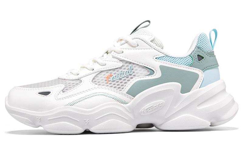 361° Slip Resistant, Abrasion Resistant, Lightweight Low top Sports Casual Shoes Women's White Green