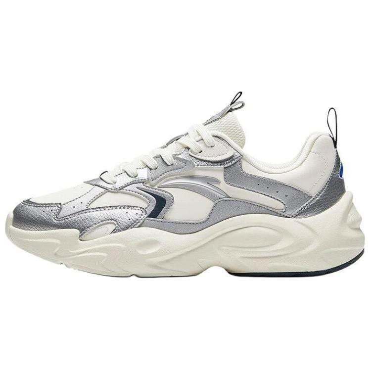 Anta Xingfeng 2 Low top Casual Shoes Men's White Silver Gray