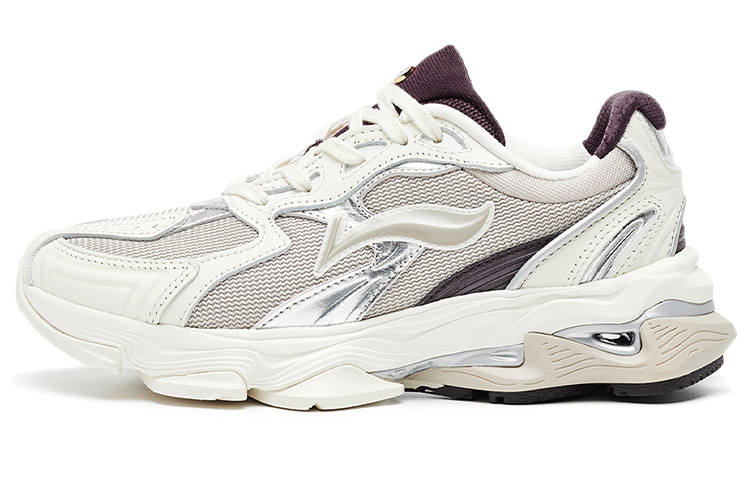 LI-NING 1990 Li Ning Leather Cushioning Slip Resistant Abrasion Resistant Cushioning Slip Resistant Abrasion Resistant Low top