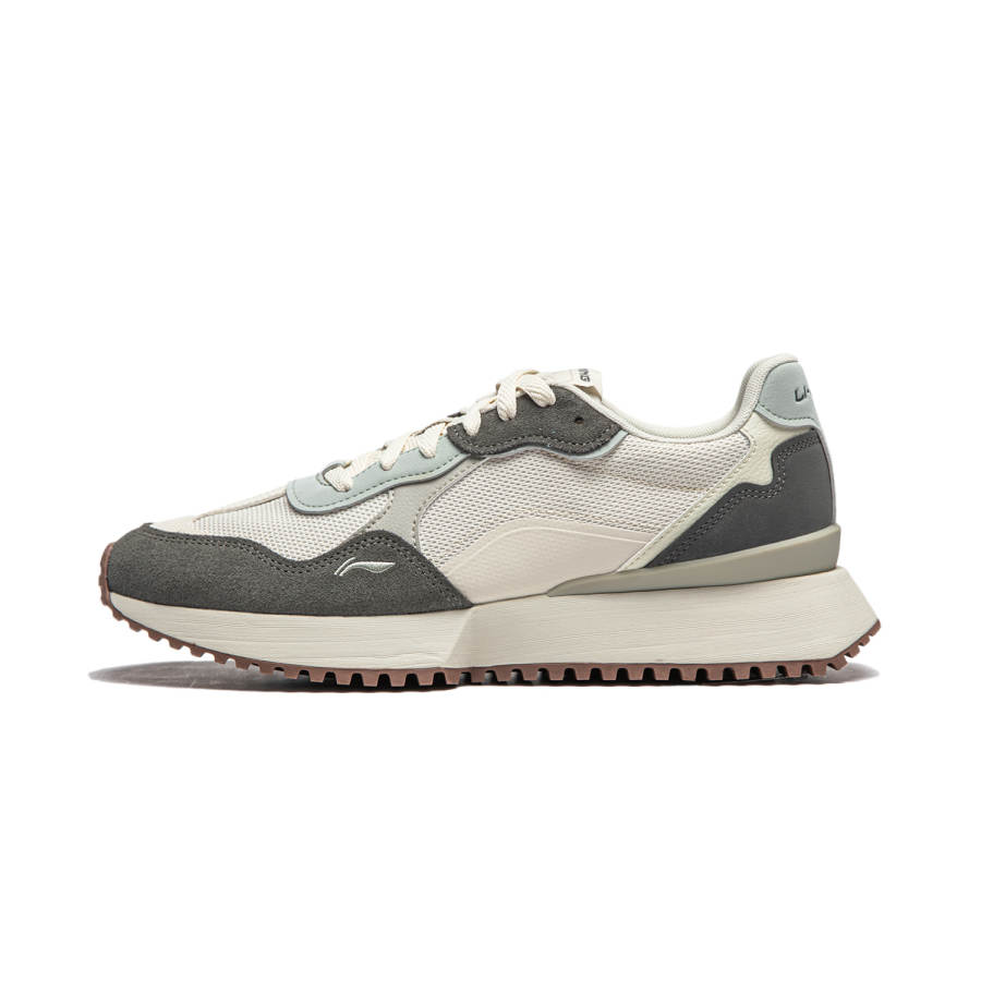 Li-Ning Li Ning Abrasion Resistant Breathable Low top Casual Shoes Men's White