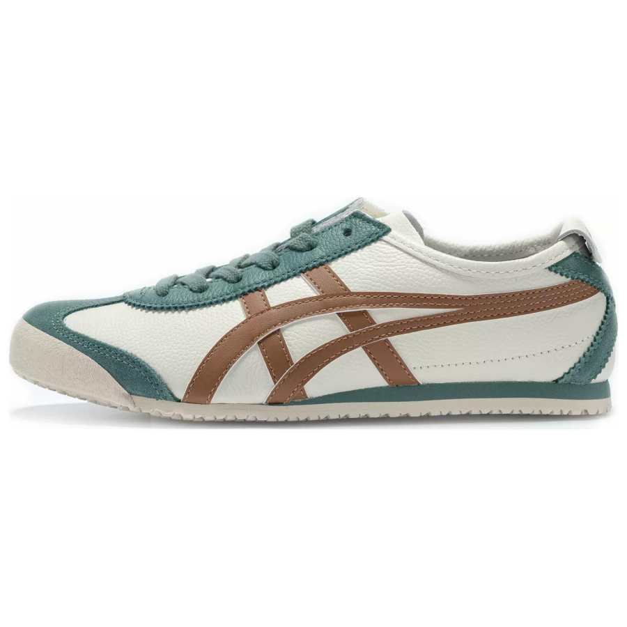 Onitsuka Tiger Mexico 66 Sports Low top Casual Shoes Unisex Beige Green Brown