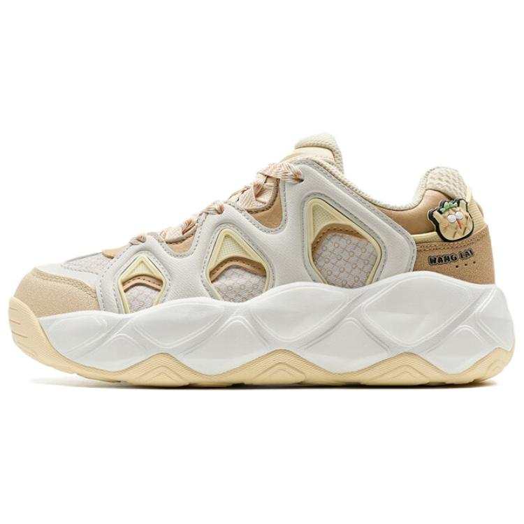XTEP Slip Resistant Thermal Low top Casual Shoes Women's White Yellow