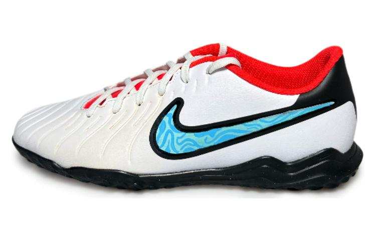 Nike Nike Tiempo Legend 10 TF Turf Slip Resistant Abrasion Resistant Soccer Shoes Men's White