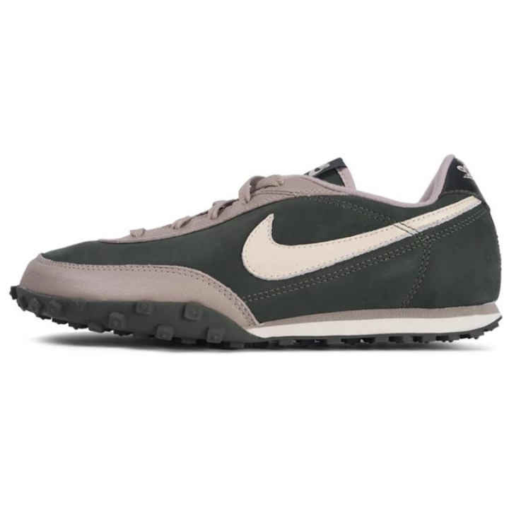 Nike Nike Waffle Racer Slip Resistant Abrasion Resistant Low top Casual Shoes Men's Black Pink