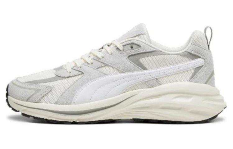 PUMA Hypnotic LS Synthetic Leather Breathable Low top Casual Shoes Unisex Ecru