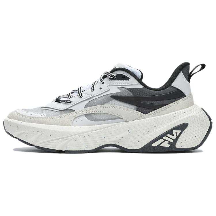 FILA Abrasion Resistant Abrasion Resistant Low top Casual Shoes Men's White Gray