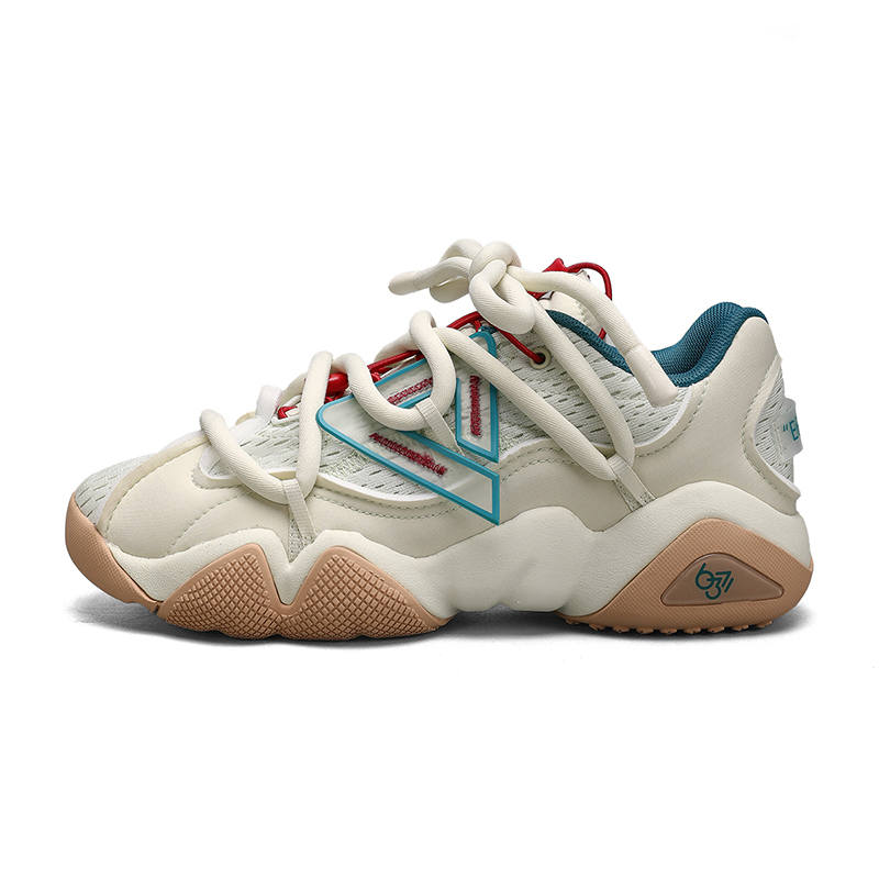 PEAK Taichi 6371 Cushioning Slip Resistant Abrasion Resistant Low top Casual Shoes Women's Milk Jade