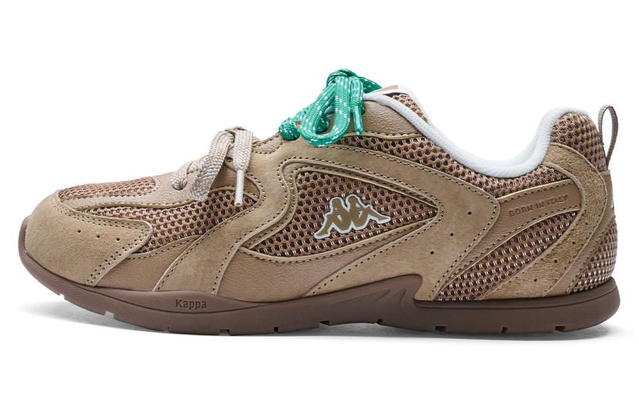 Kappa Back to Back Slip Resistant, Abrasion Resistant, Breathable Low top Casual Shoes Women's Brown