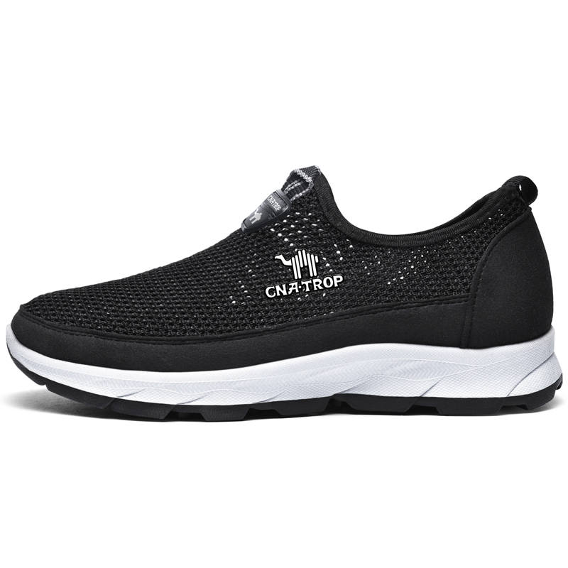 LINGHANGLUOTUO Korean Style Breathable Lightweight Breathable And Lightweight Low top Casual Shoes Men's