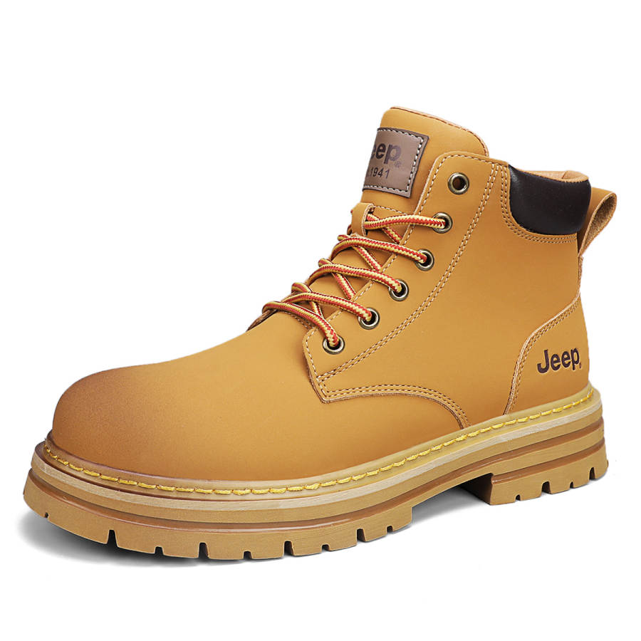 Jeep Jeep Combat Boots Men's Black/Gold