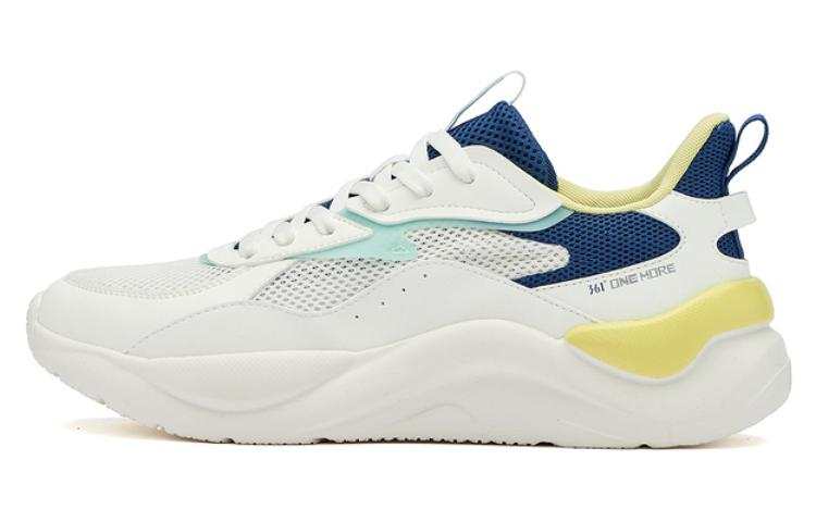 361° Casual Shoes Men's Low Top Feather White/Industrial Blue