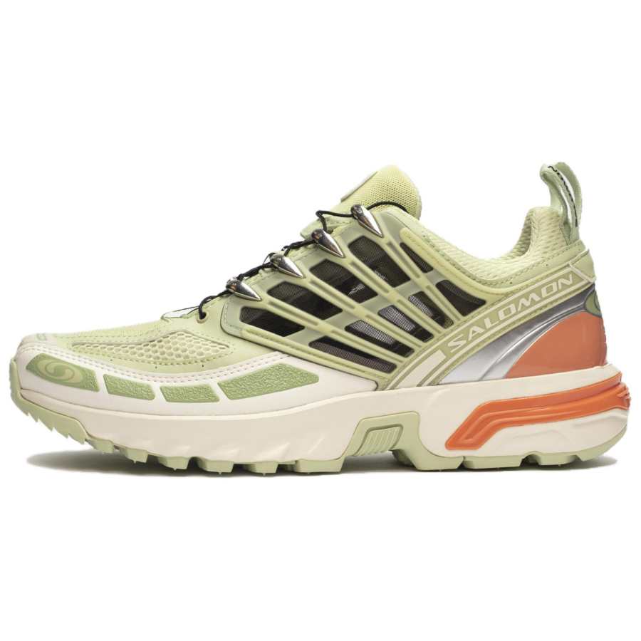 SALOMON ACS Pro Low top Running Shoes Unisex White Green