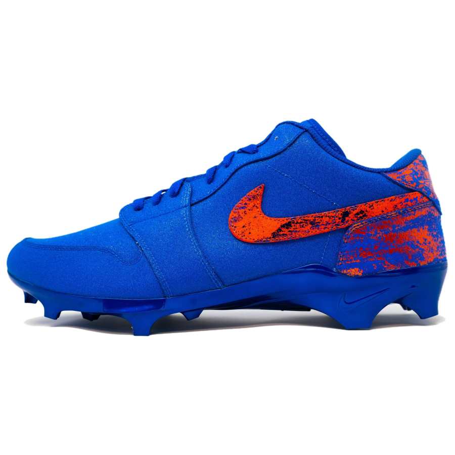 Jordan Jordan Air Jordan 1 Slip Resistant Abrasion Resistant Soccer Shoes Men's Blue