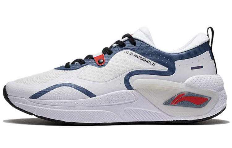 Li-Ning Li Ning Cushioning Abrasion Resistant Cushioning, Wear Resistant Low top Casual Shoes Men's White Blue