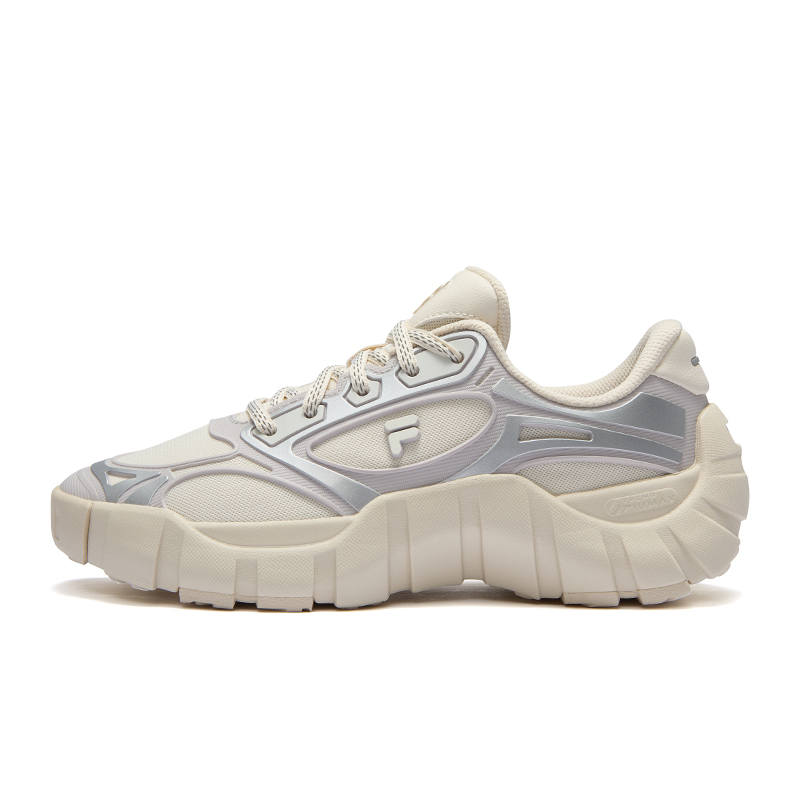 FILA FUSION BONE DX Vertebra Shoes Low top Casual Shoes Women's Gray White