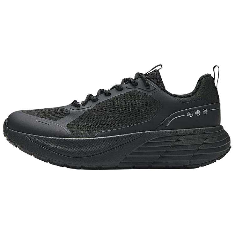 Anta Abrasion Resistant Breathable Low top Casual Shoes Men's Black