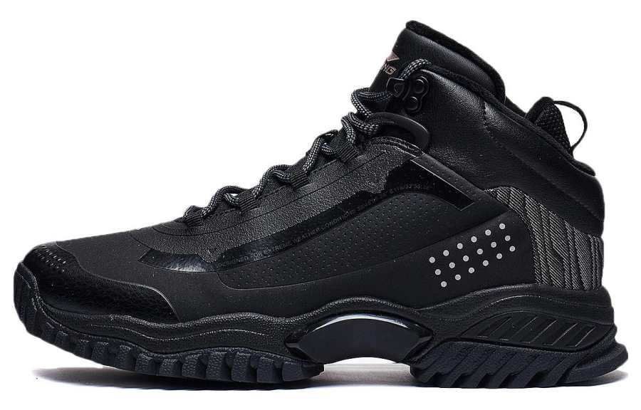 Li-Ning Li Ning Baohe Lite Slip Resistant Abrasion Resistant Low top Casual Shoes Men's Black