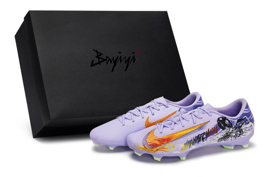 Nike Nike Mercurial Vapor 16 Cushioning Soccer Shoes Unisex Black Orange Red Purple