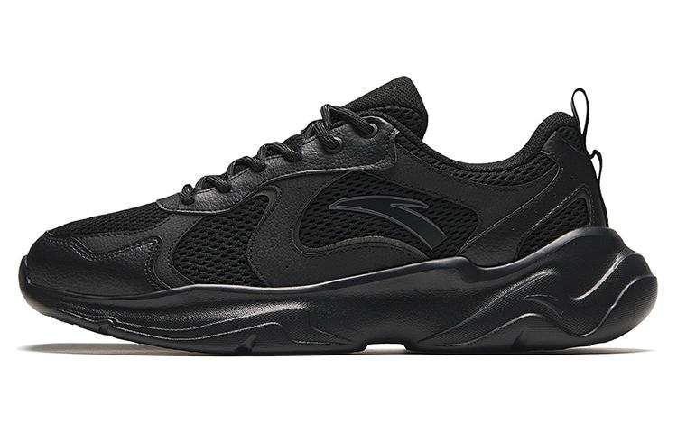 Anta Abrasion Resistant Low top Casual Shoes Men's Black