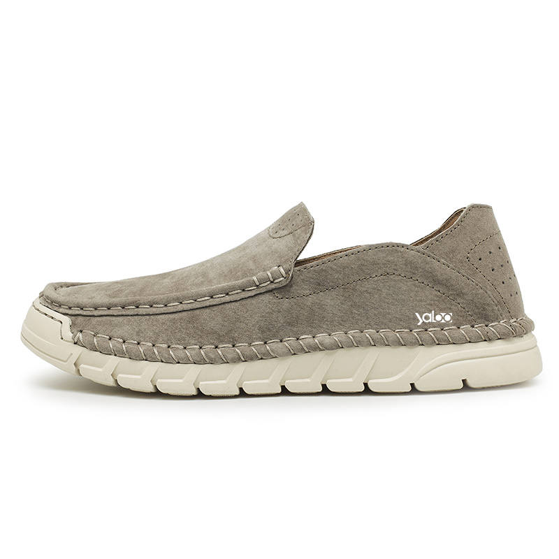 YALU Gommino Loafers Men's Light Brown/Khaki