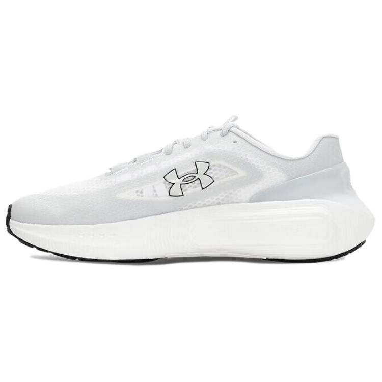 Under Armour Phantom 4 Cushioning Breathable Coverage Low top Casual Shoes Unisex White Gray