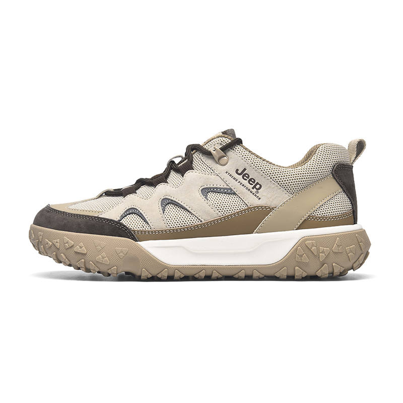 Jeep Casual Shoes Unisex Low Top Sand