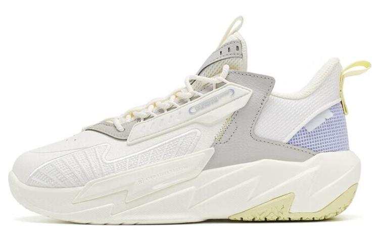 XTEP Abrasion Resistant Breathable Low top Sports Casual Shoes Women's White Gray Blue
