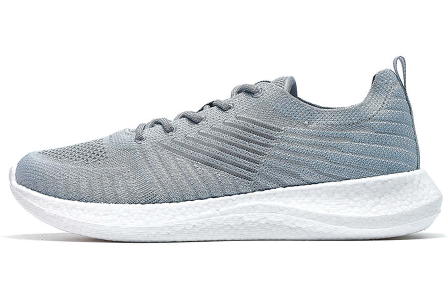 XTEP Abrasion Resistant Breathable Low top Casual Shoes Men's Gray