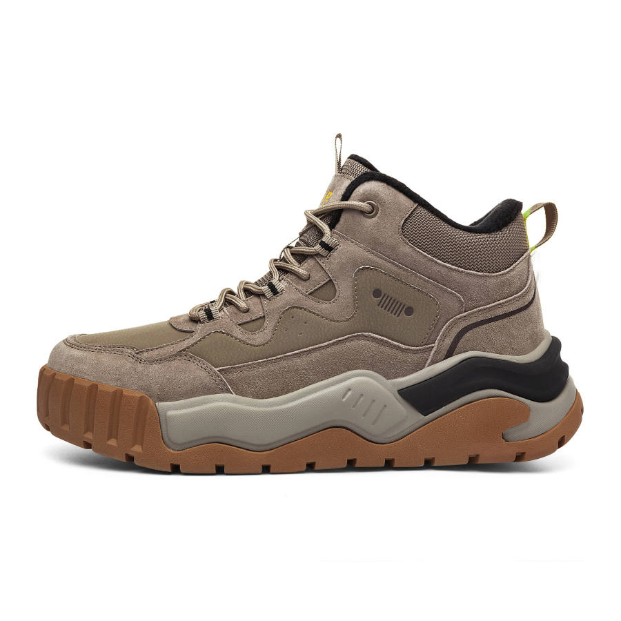 JEEP SPIRIT Height Increasing Mid top Casual Shoes Men's Natural Deer