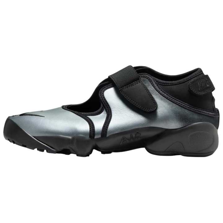 Nike Nike Air Rift Slip Resistant Abrasion Resistant Low top Casual Shoes Women's Silver Black