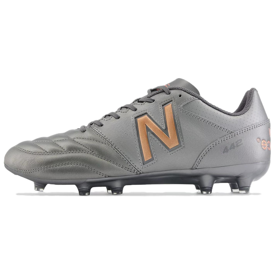 New Balance New Balance 442 V2 Team FG Firm Ground Soccer Shoes Men's Silver Yellow
