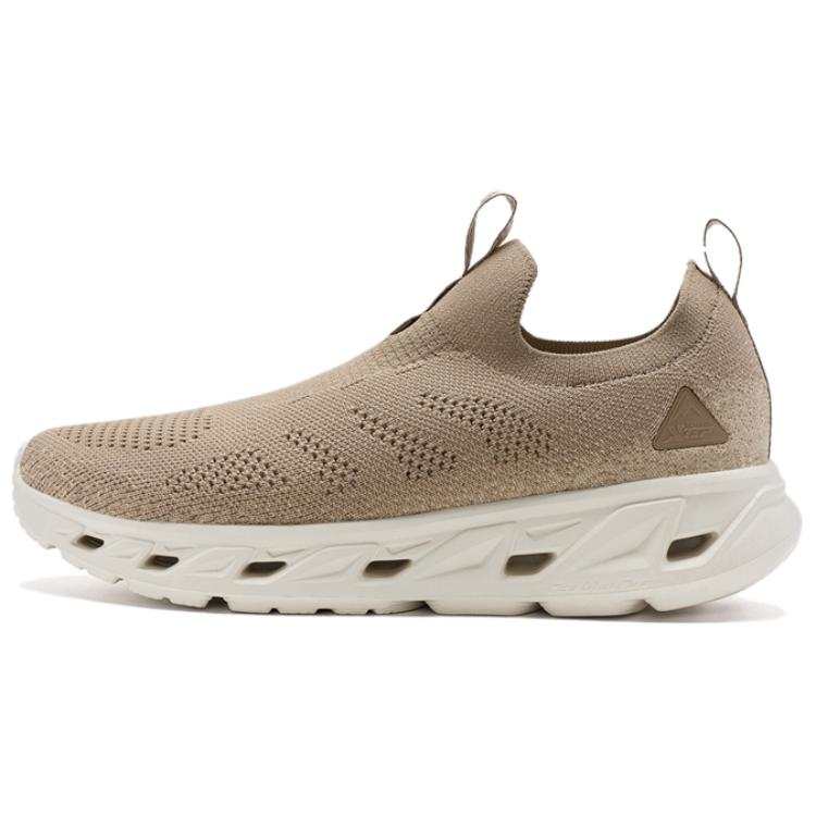 XTEP Cushioning, Wear Resistant Low top Casual Shoes Men's Brown Beige